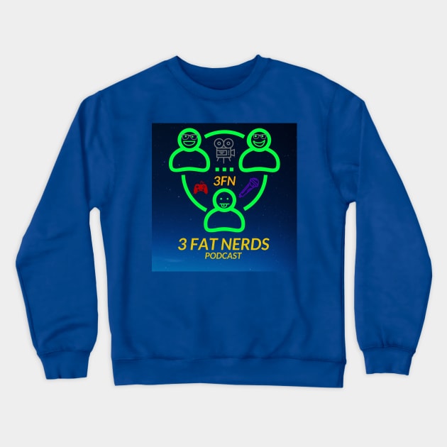 3FN Retro Logo Crewneck Sweatshirt by 3FN Podcast